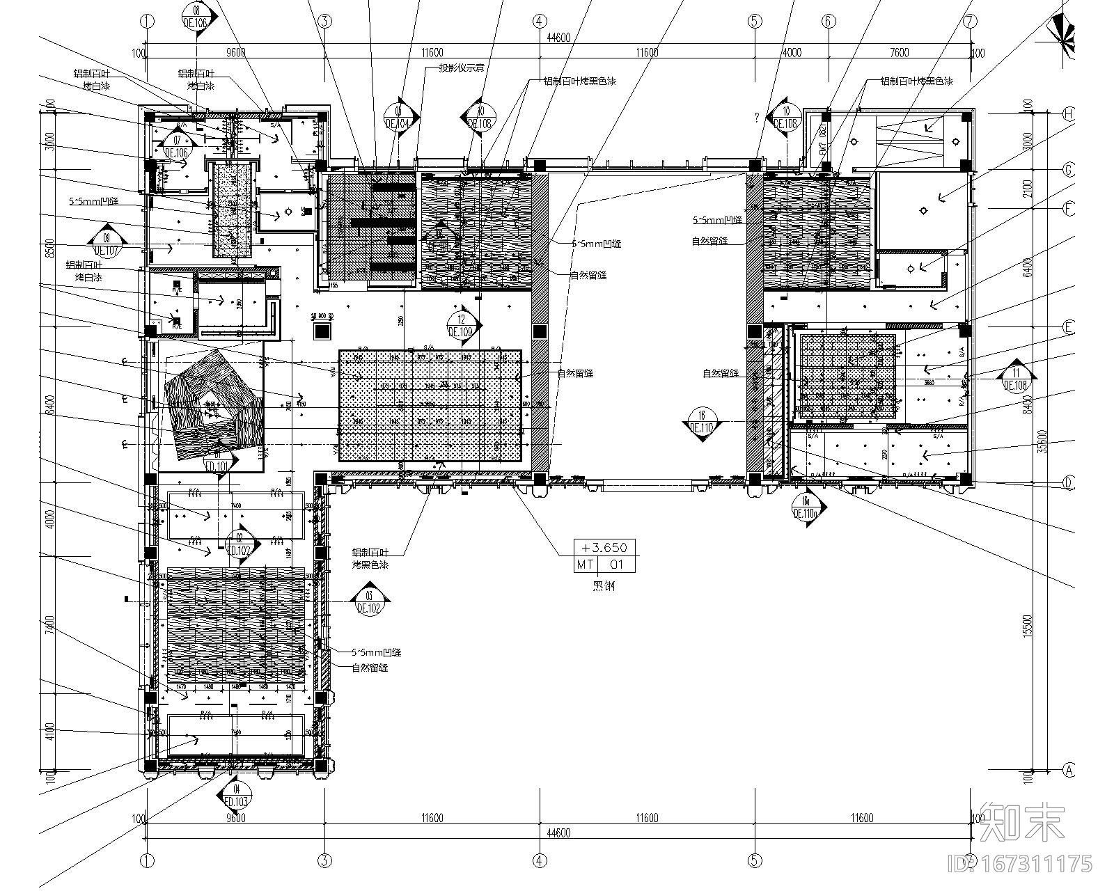 [郑州]豫发白鹭源售楼部设计施工图cad施工图下载【ID:167311175】