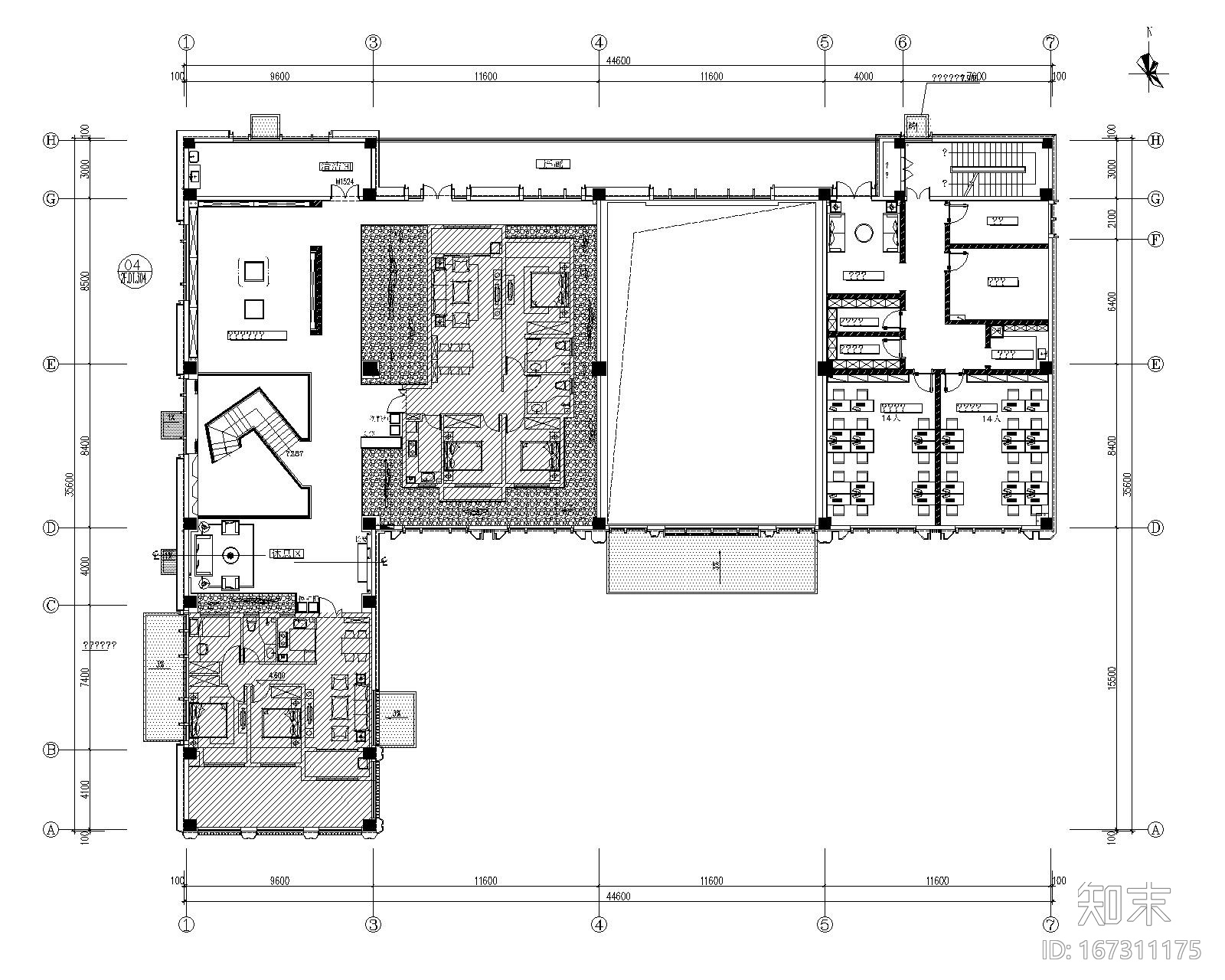 [郑州]豫发白鹭源售楼部设计施工图cad施工图下载【ID:167311175】