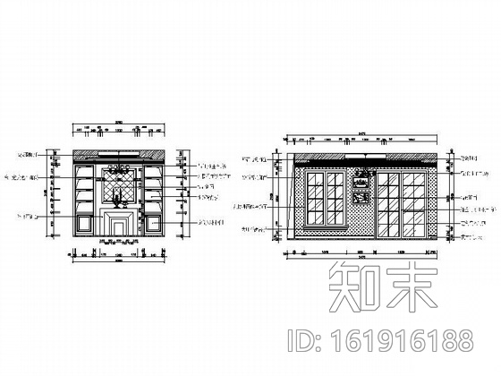 [北京]某双层别墅装修图cad施工图下载【ID:161916188】