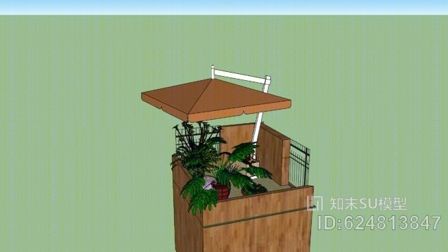 梯田SU模型下载【ID:624813847】
