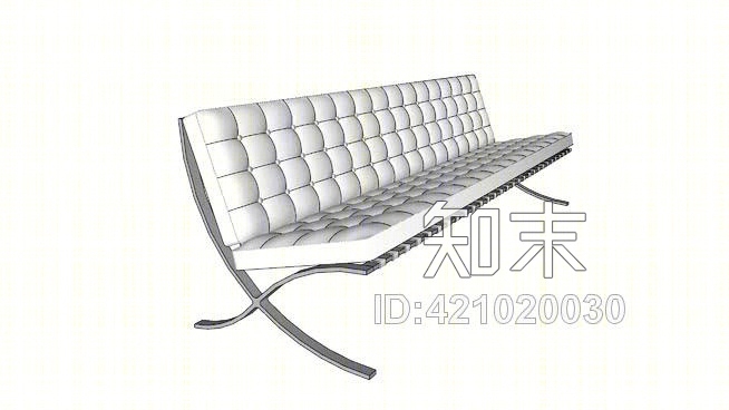 巴塞罗那沙发SU模型下载【ID:421020030】