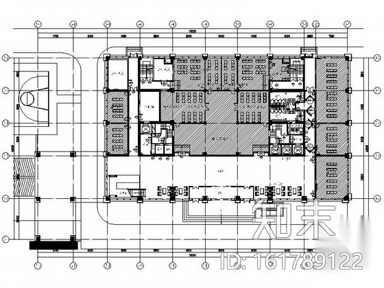 [乌鲁木齐]现代石油指挥中心生产办公辅楼B室内装修施...施工图下载【ID:161789122】