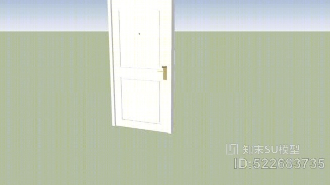 酒店门SU模型下载【ID:522683735】