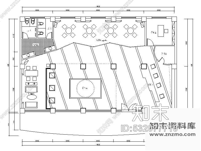 施工图江苏城市区售楼处接待中心施工图cad施工图下载【ID:532077710】