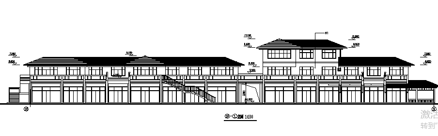 商业街及步行街施工图（25套）cad施工图下载【ID:167356194】