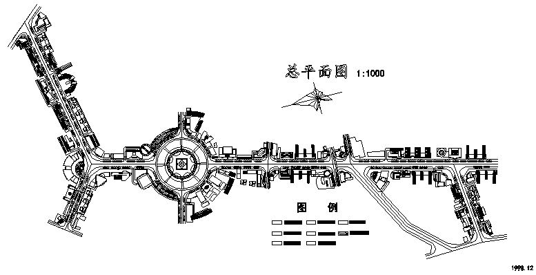 商业街及步行街施工图（25套）cad施工图下载【ID:167356194】
