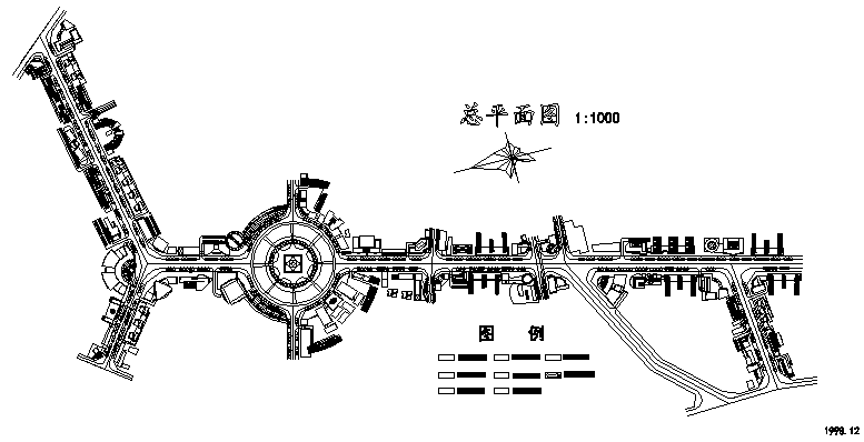 商业街及步行街施工图（25套）cad施工图下载【ID:151438111】