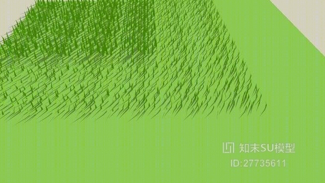 草坪SU模型下载【ID:27735611】