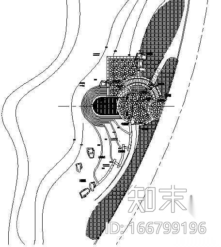 北京某别墅区滨水广场施工图cad施工图下载【ID:166799196】