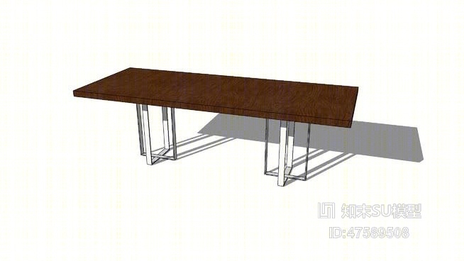 休闲桌SU模型下载【ID:419295268】