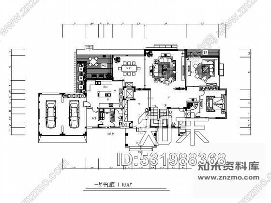 施工图时尚现代三层别墅样板房装修图含效果cad施工图下载【ID:531988368】