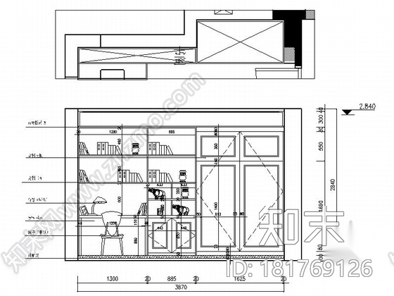 [南京]港式风格大四居室内装修图（含实景）cad施工图下载【ID:181769126】