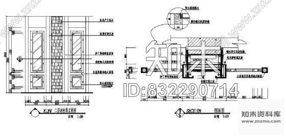 图块/节点舞厅墙面造型cad施工图下载【ID:832290714】