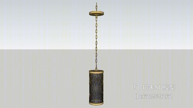 现代灯具SU模型草图