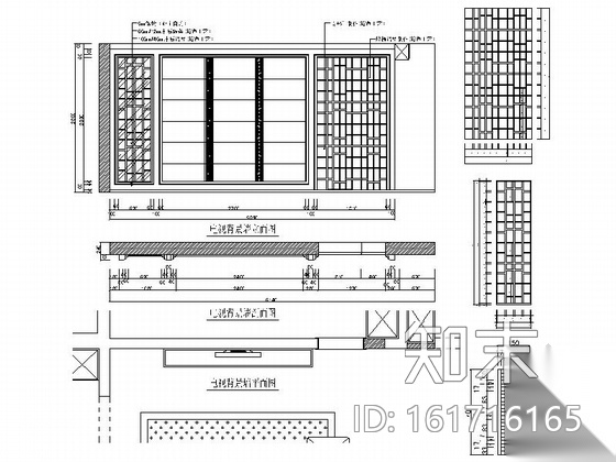 [银川]独具个性高层区混搭风格三居室样板间装修施工图（...cad施工图下载【ID:161716165】