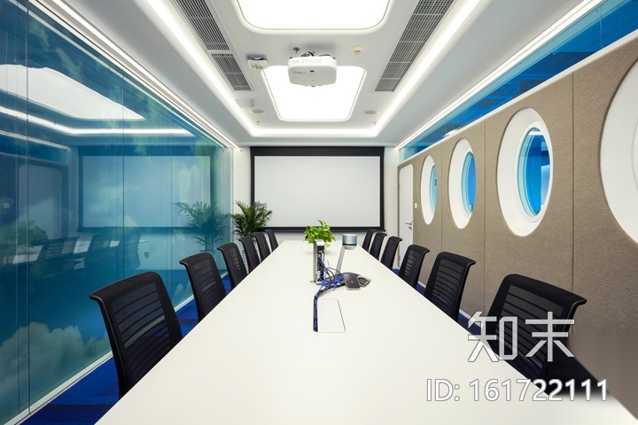 [四川]成都某公司办公室施工图_附效果图cad施工图下载【ID:161722111】