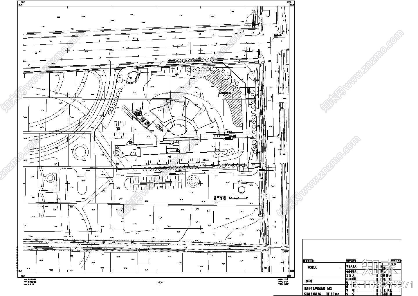 某城市博物馆建筑设计cad施工图施工图下载【ID:1103272271】