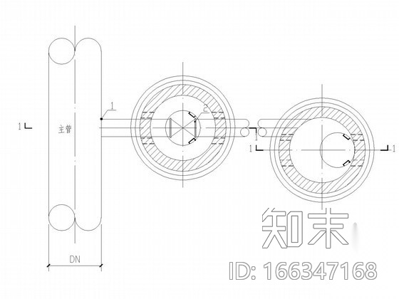 [广东]乡镇供水工程施工图cad施工图下载【ID:166347168】