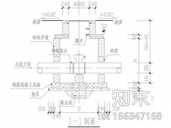 [广东]乡镇供水工程施工图cad施工图下载【ID:166347168】