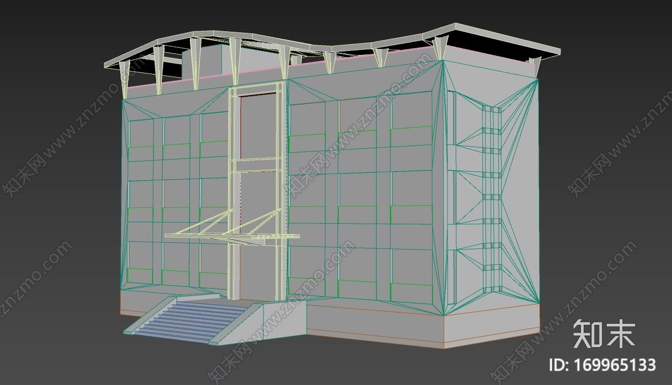 办公楼CG模型下载【ID:169965133】