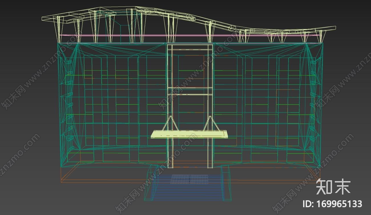 办公楼CG模型下载【ID:169965133】