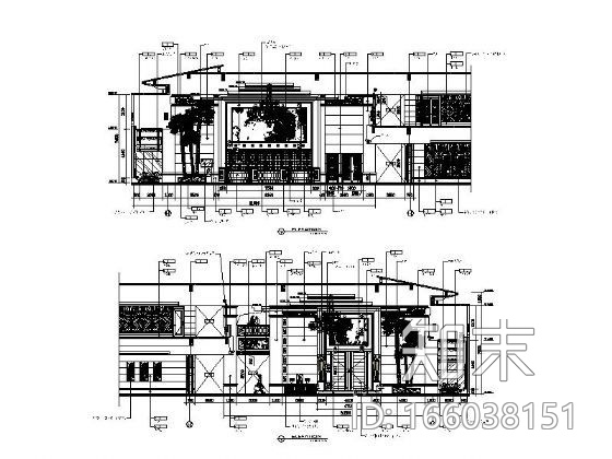 [江苏]某温泉假日酒店室内施工图cad施工图下载【ID:166038151】