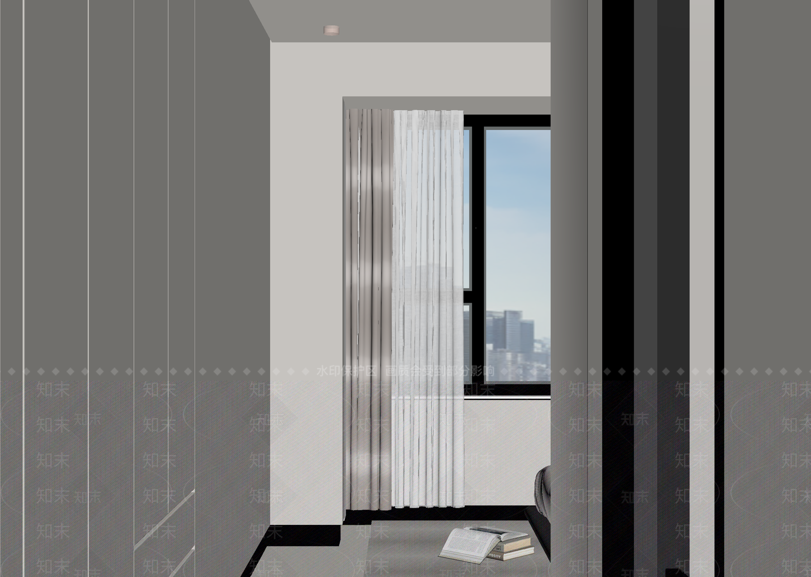 现代衣帽间3D模型下载【ID:1214689264】