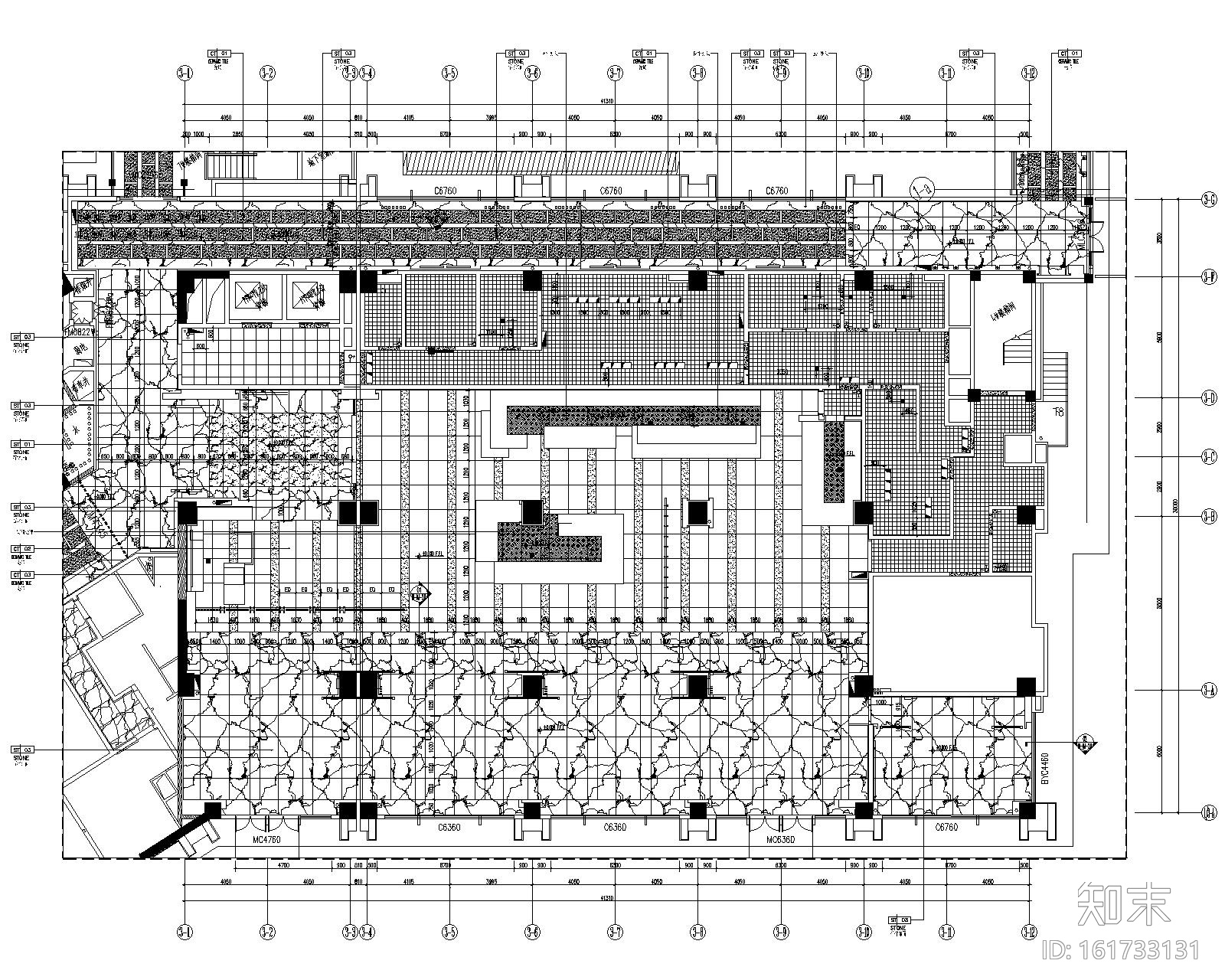 [安徽]知名地产锦华酒店全套施工图+效果图cad施工图下载【ID:161733131】