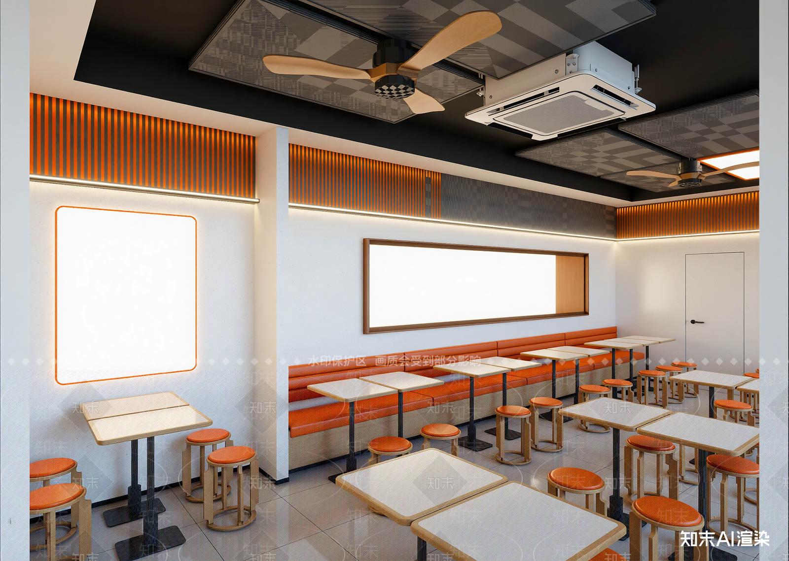 现代快餐店3D模型下载【ID:1214950324】