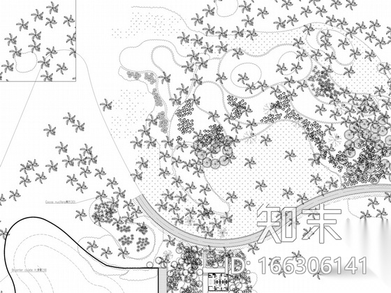 [三亚]酒店绿化景观规划设计施工图（含pdf格式文件）cad施工图下载【ID:166306141】
