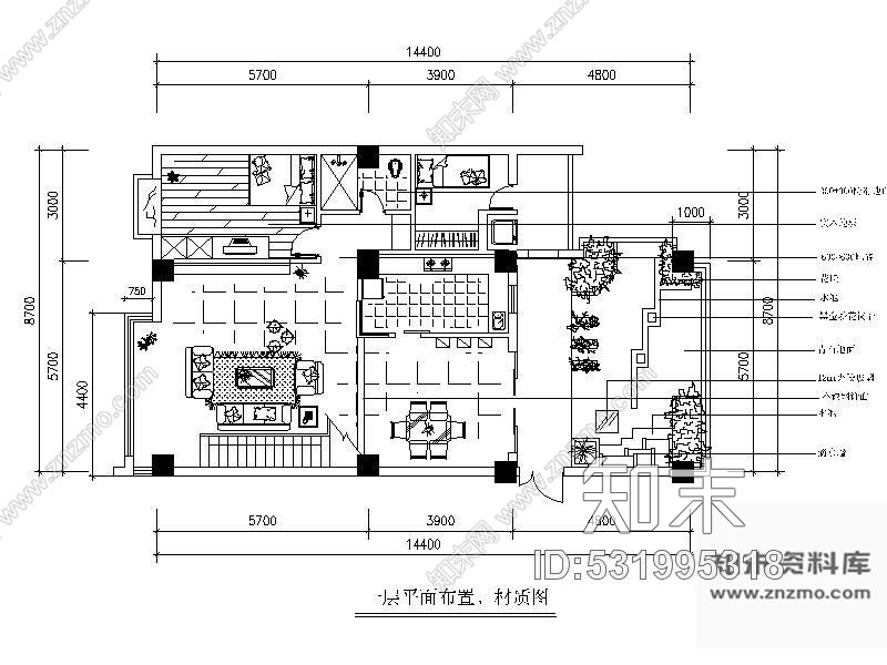 施工图双层别墅设计图cad施工图下载【ID:531995318】