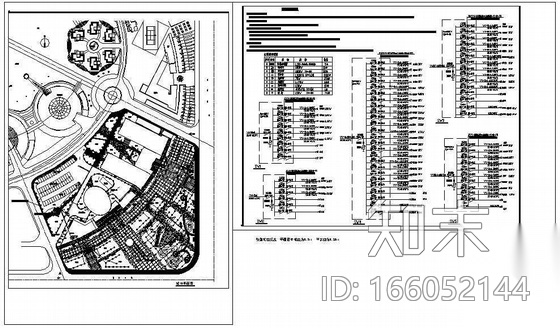 某软件园广场景观设计施工图施工图下载【ID:166052144】