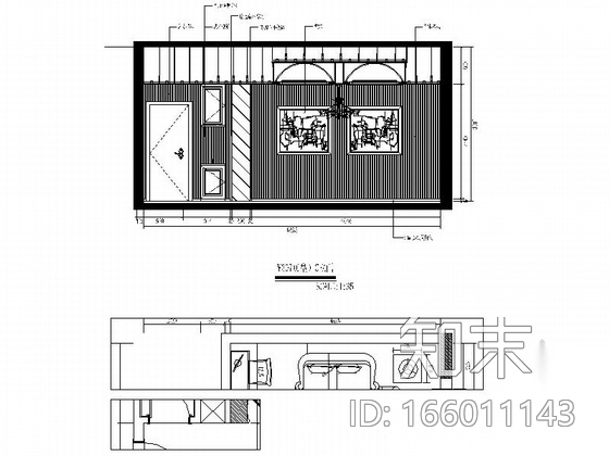 [福建]国际音乐会所欧式包厢设计装修图cad施工图下载【ID:166011143】