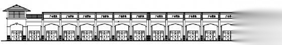 一层商铺建筑施工图纸cad施工图下载【ID:167052118】