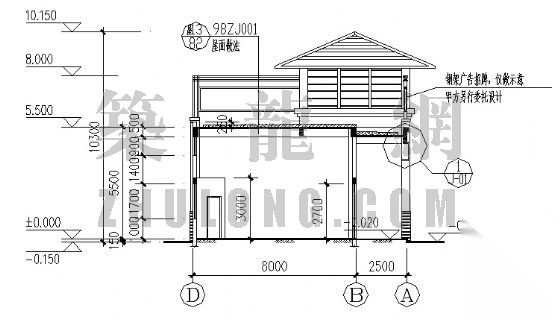 一层商铺建筑施工图纸cad施工图下载【ID:167052118】