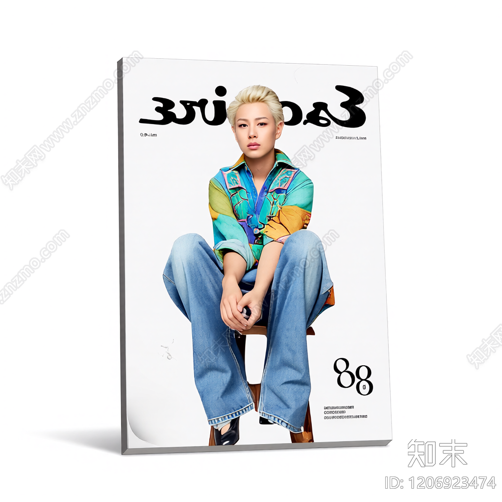 杂志封面模型3D模型下载【ID:1206923474】