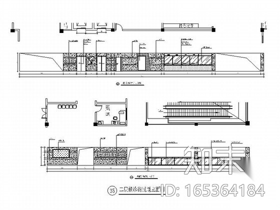 [重庆]某人民医院门诊室内装修图cad施工图下载【ID:165364184】