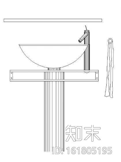 台盆cad施工图下载【ID:161805195】