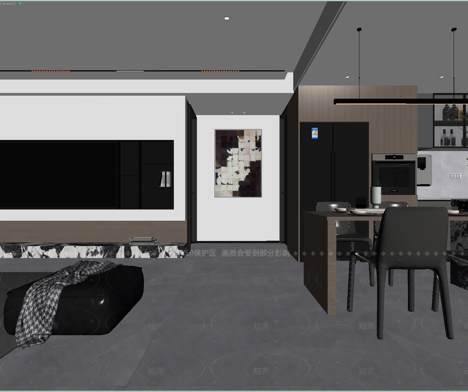 意式客餐厅3D模型下载【ID:1214941104】