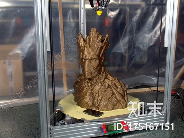 《银河护卫队》中的格鲁特3d打印模型下载【ID:175167151】