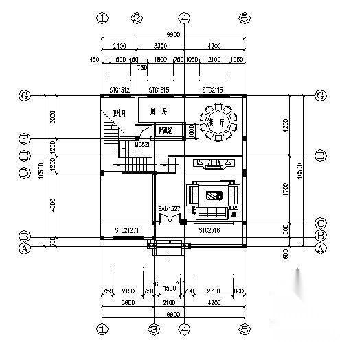 某三层别墅建筑结构施工图施工图下载【ID:149917133】