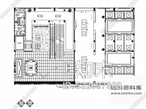 施工图嘉兴某企业办公楼大堂及展厅室内装修图含效果图施工图下载【ID:532087809】