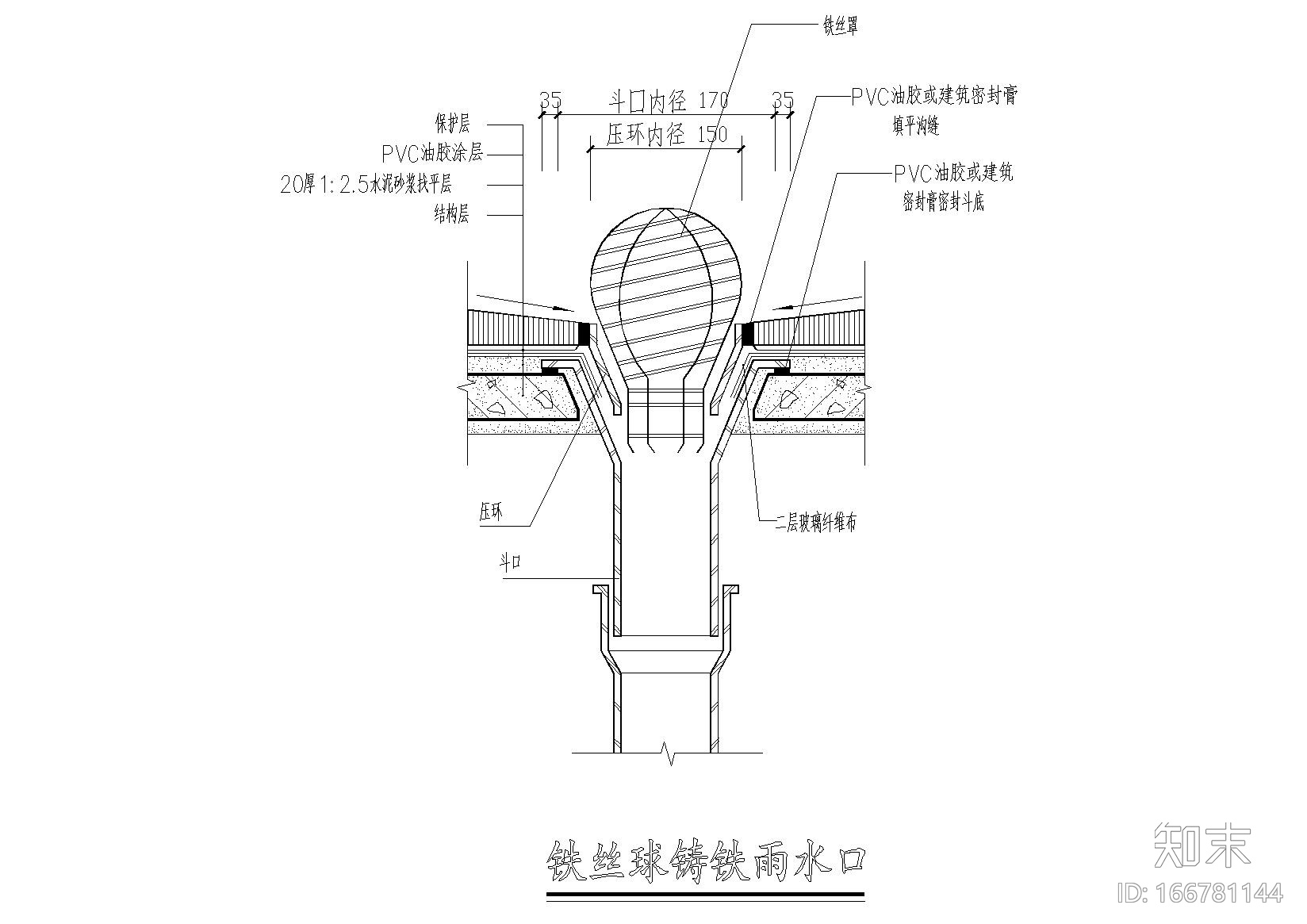 室外工程，屋面大样详图施工图下载【ID:166781144】