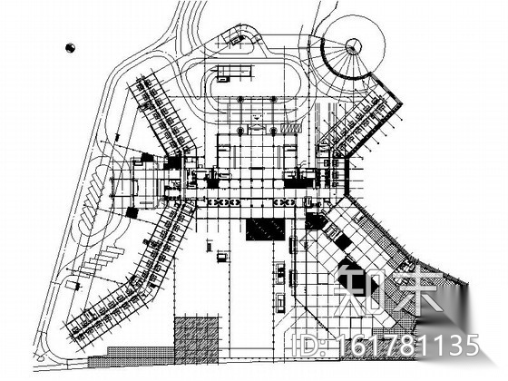 [广州]旅游景区酒店室内设计施工图cad施工图下载【ID:161781135】