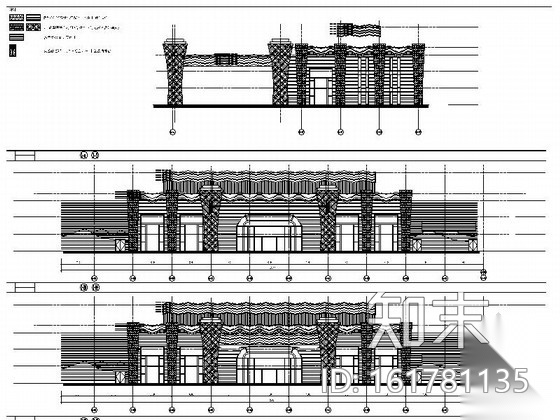 [广州]旅游景区酒店室内设计施工图cad施工图下载【ID:161781135】