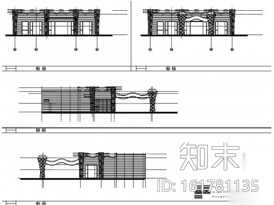 [广州]旅游景区酒店室内设计施工图cad施工图下载【ID:161781135】