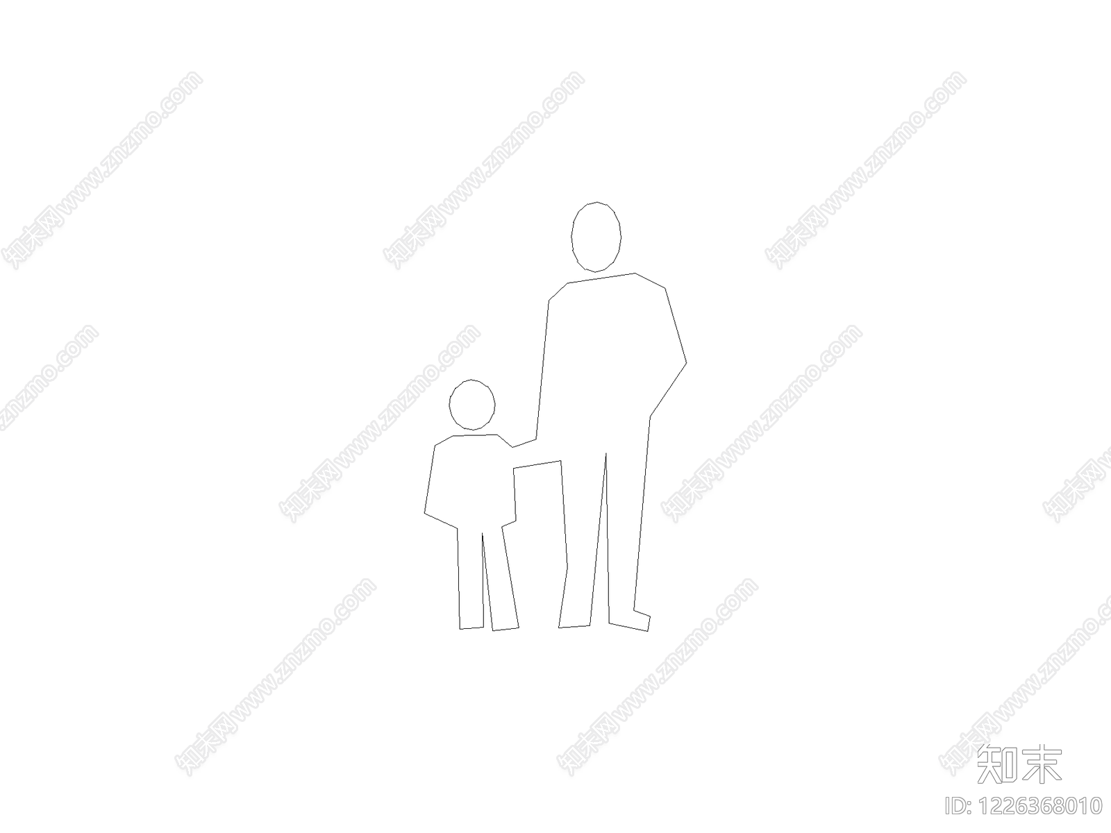 人物cad施工图下载【ID:1226368010】
