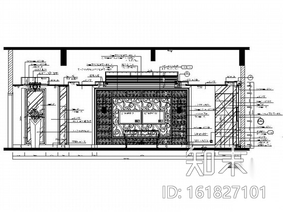 奢华欧式风格国际商务娱乐会所施工图（含效果）cad施工图下载【ID:161827101】