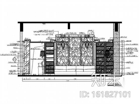 奢华欧式风格国际商务娱乐会所施工图（含效果）cad施工图下载【ID:161827101】