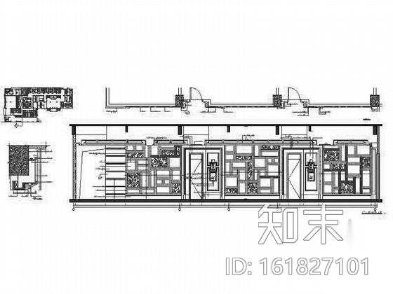 奢华欧式风格国际商务娱乐会所施工图（含效果）cad施工图下载【ID:161827101】